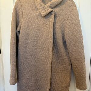Pure Jill Quilted Poncho Jacket